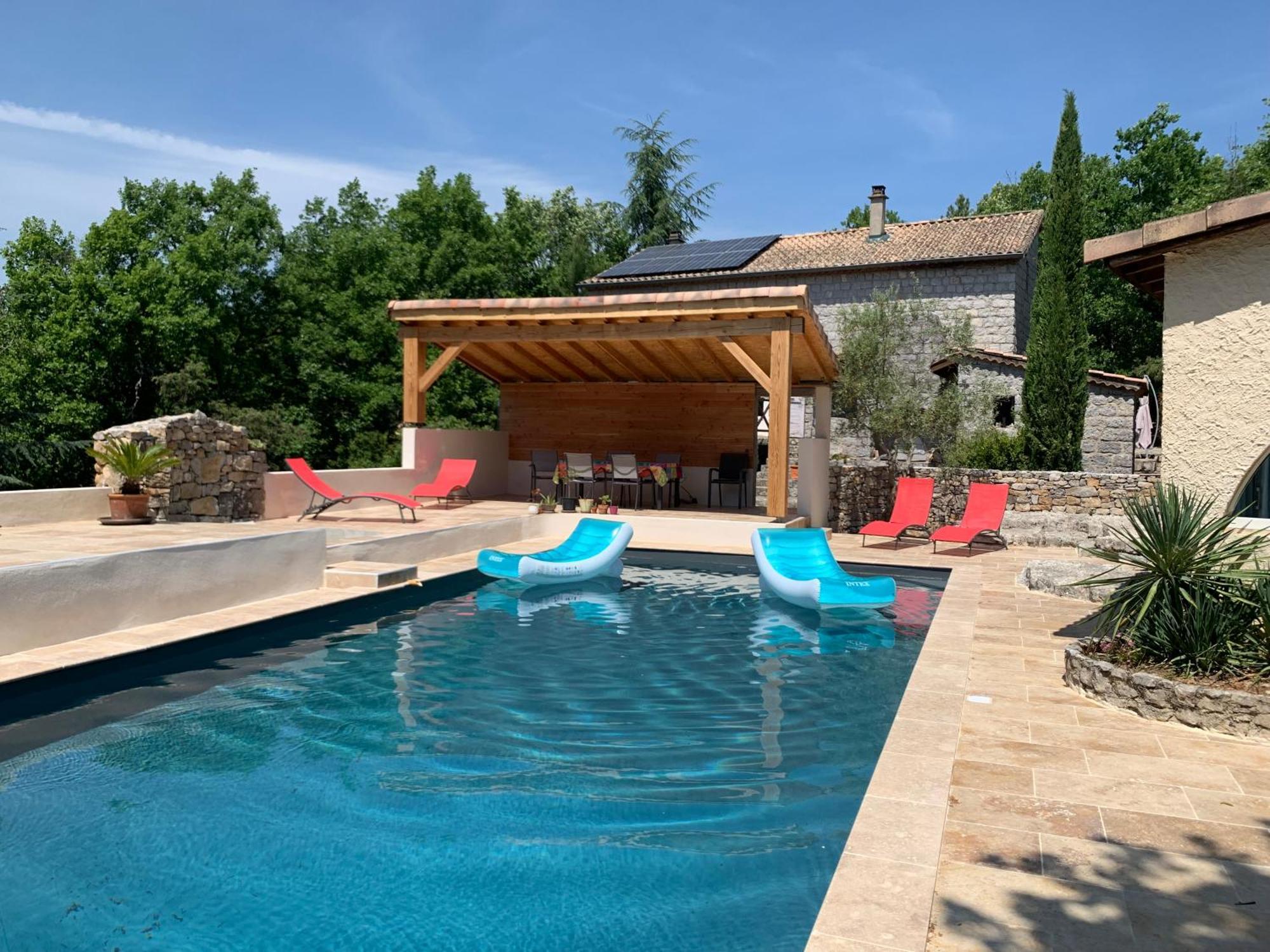 Saint Alban Auriolles Le Mazet, Studio Avec Terrasse Et Acces Piscine מראה חיצוני תמונה
